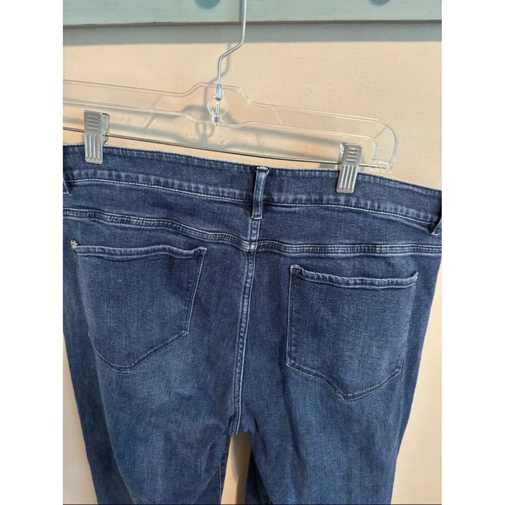J Jill slim boyfriend straight leg jeans size 16 tall
